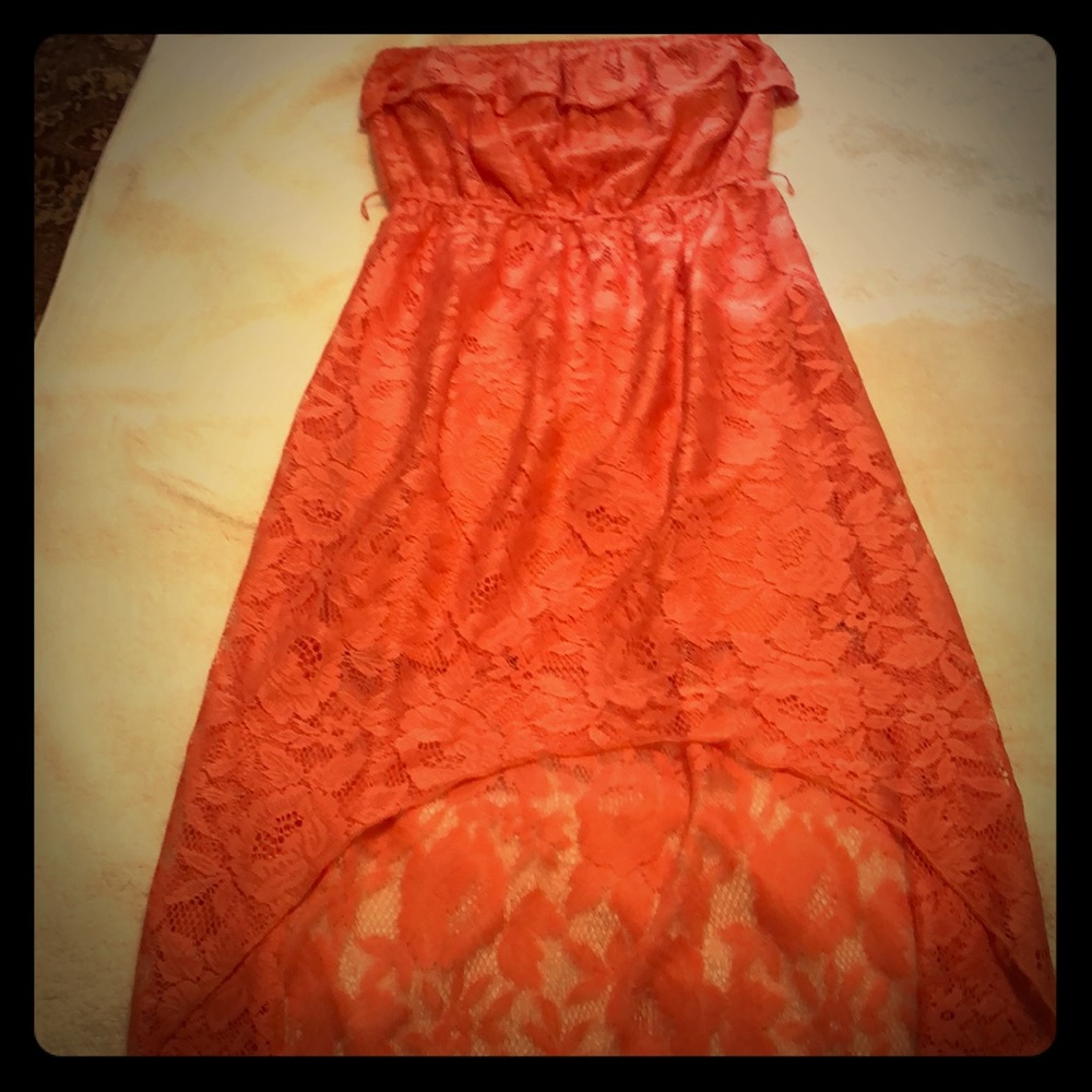 Strapless dress